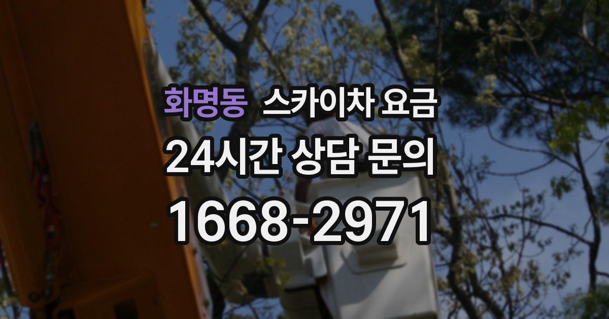 화명동 스카이차 요금