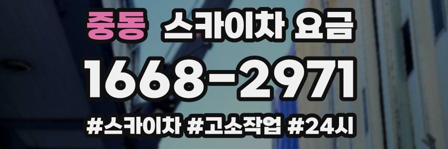 중동 스카이차 요금