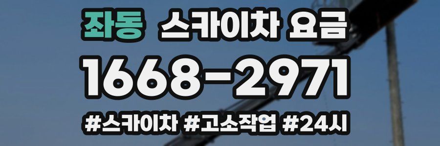 좌동 스카이차 요금