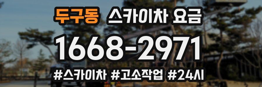 두구동 스카이차 요금