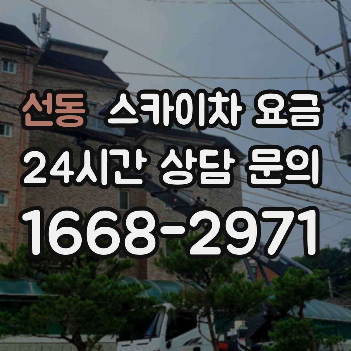 선동 스카이차 요금