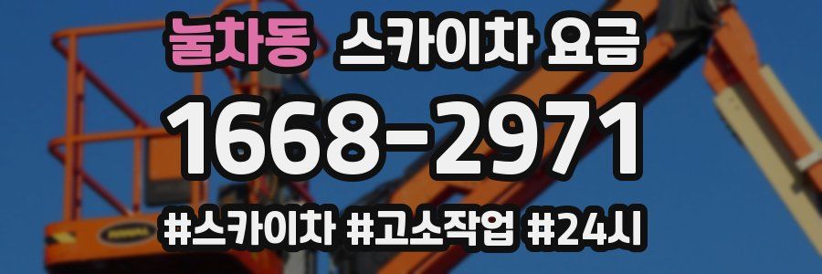 눌차동 스카이차 요금