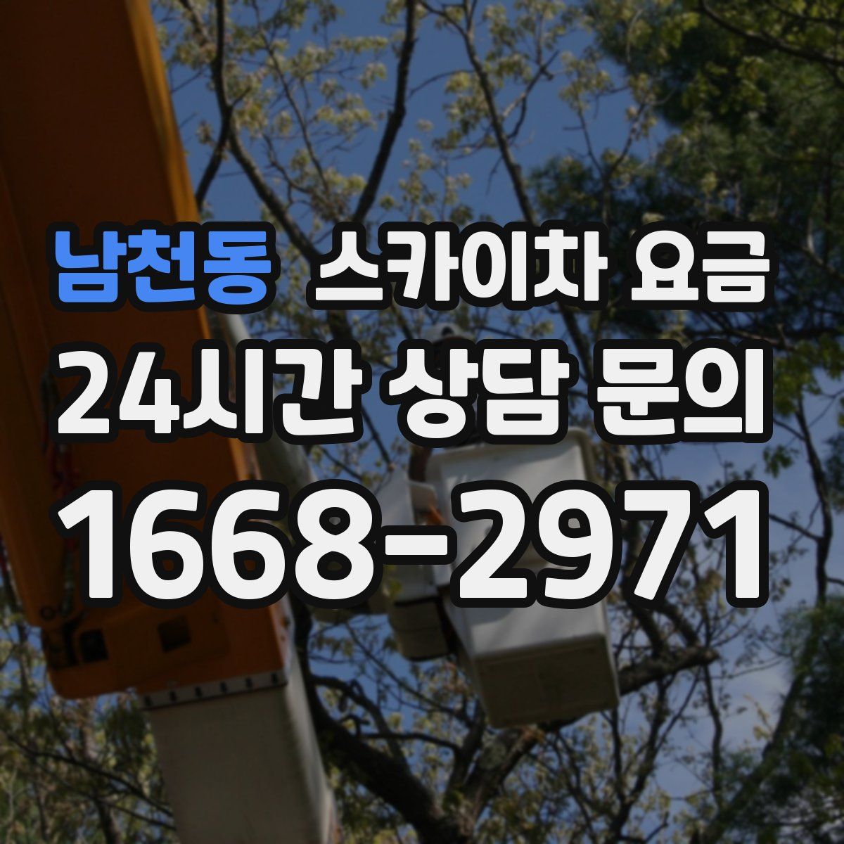 남천동 스카이차 요금