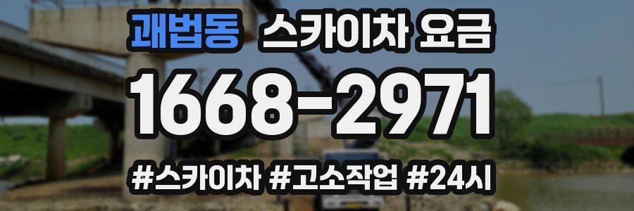 괘법동 스카이차 요금