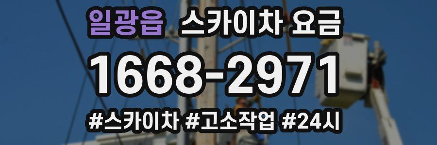 일광읍 스카이차 요금