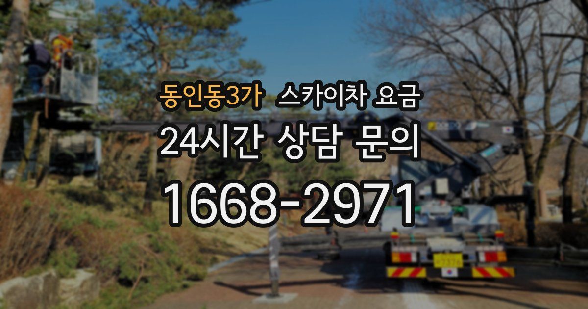 동인동3가 스카이차 요금