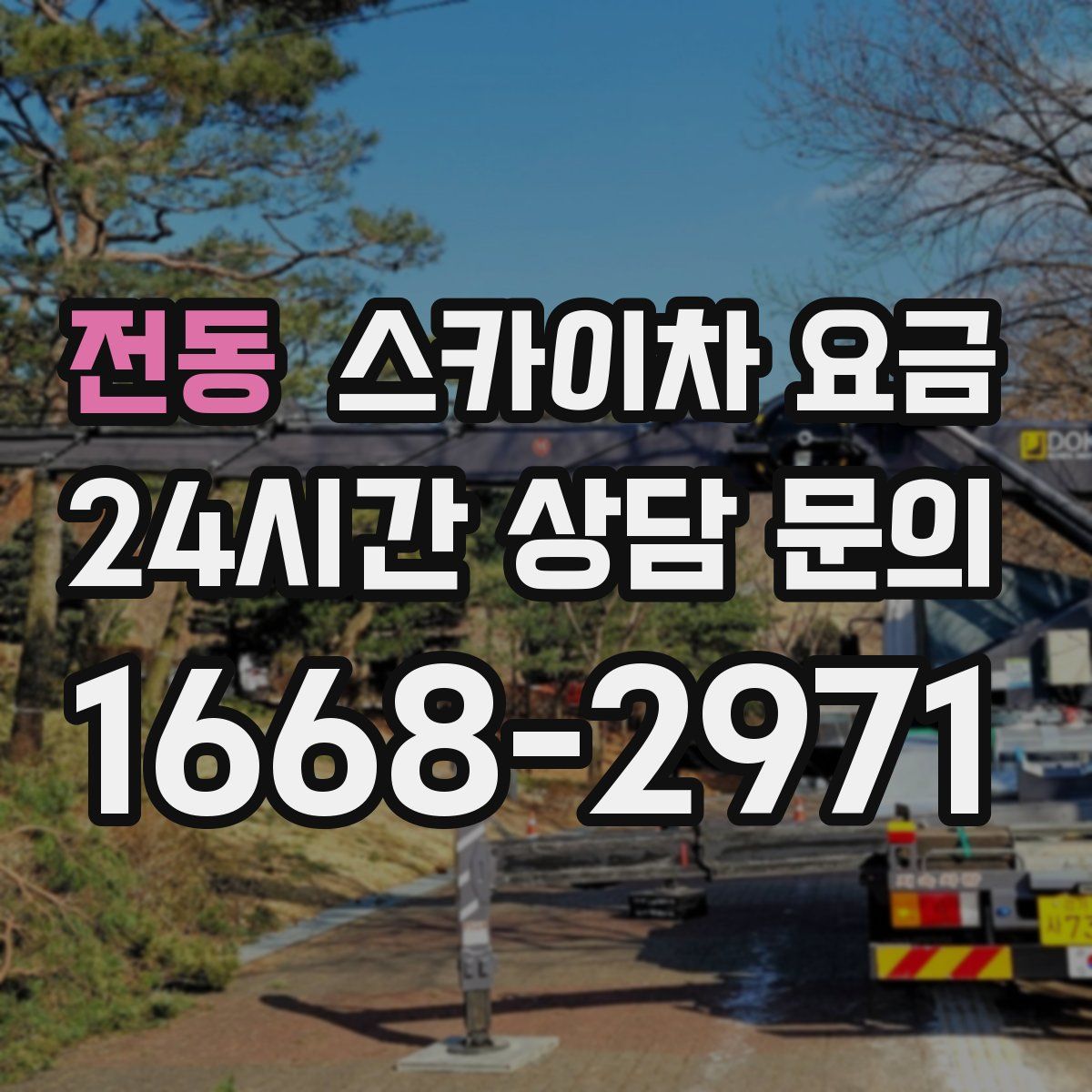전동 스카이차 요금
