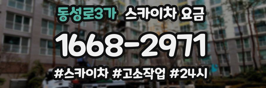 동성로3가 스카이차 요금