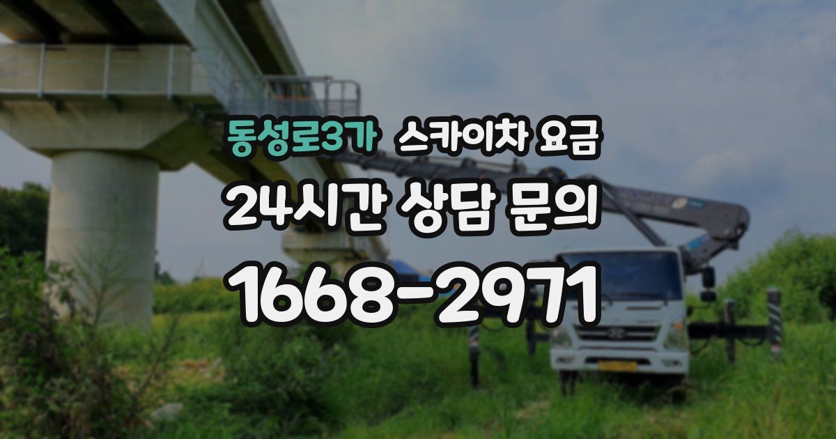 동성로3가 스카이차 요금
