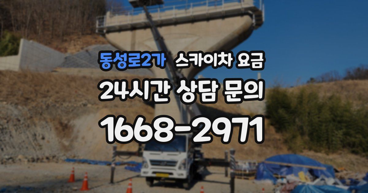 동성로2가 스카이차 요금