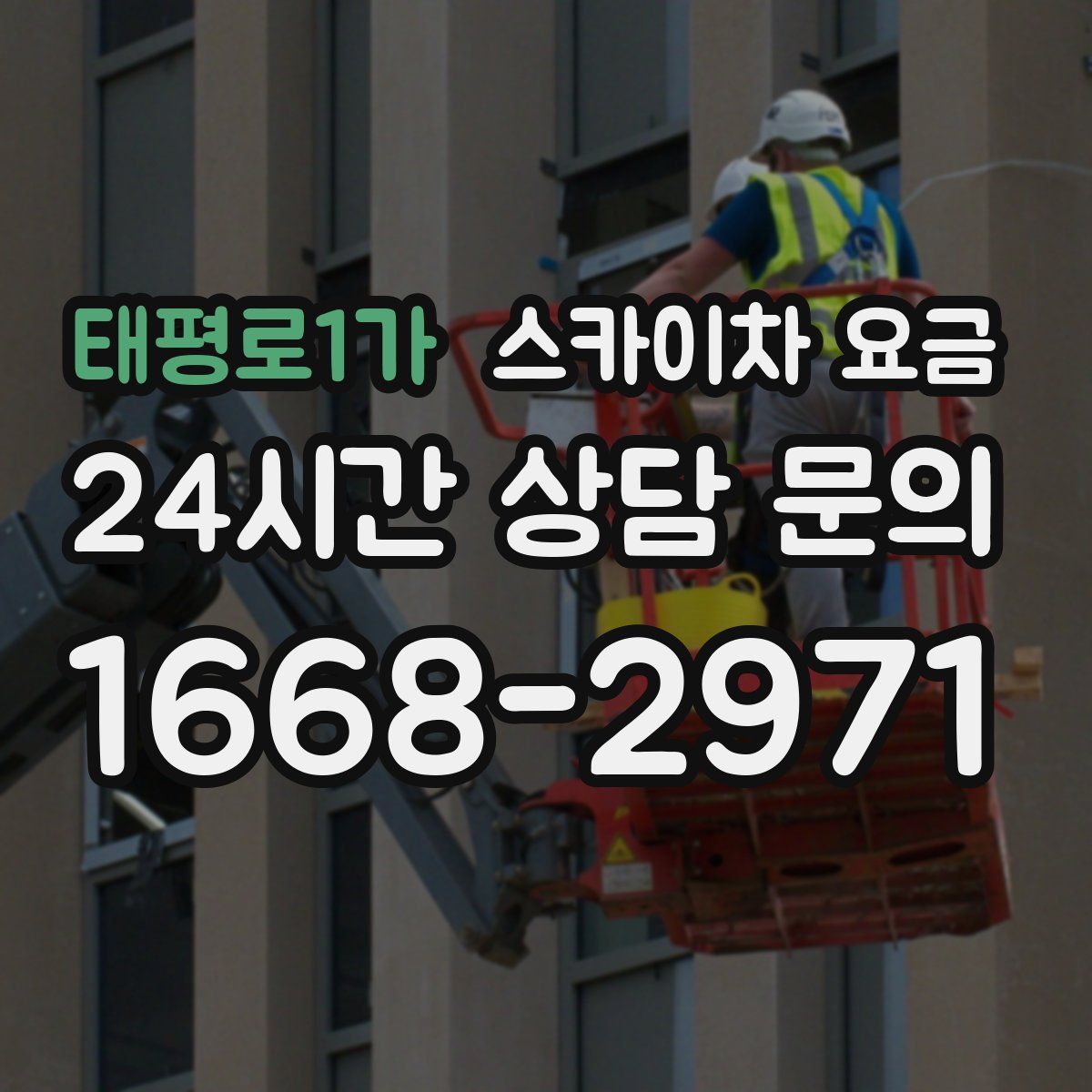 태평로1가 스카이차 요금