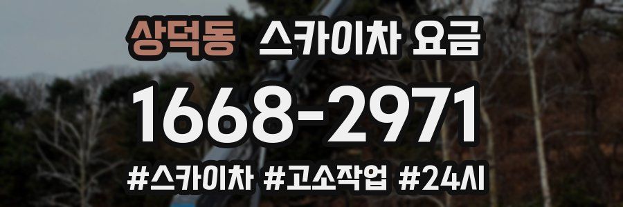 상덕동 스카이차 요금