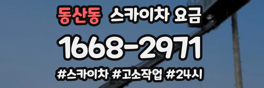 동산동 스카이차 요금