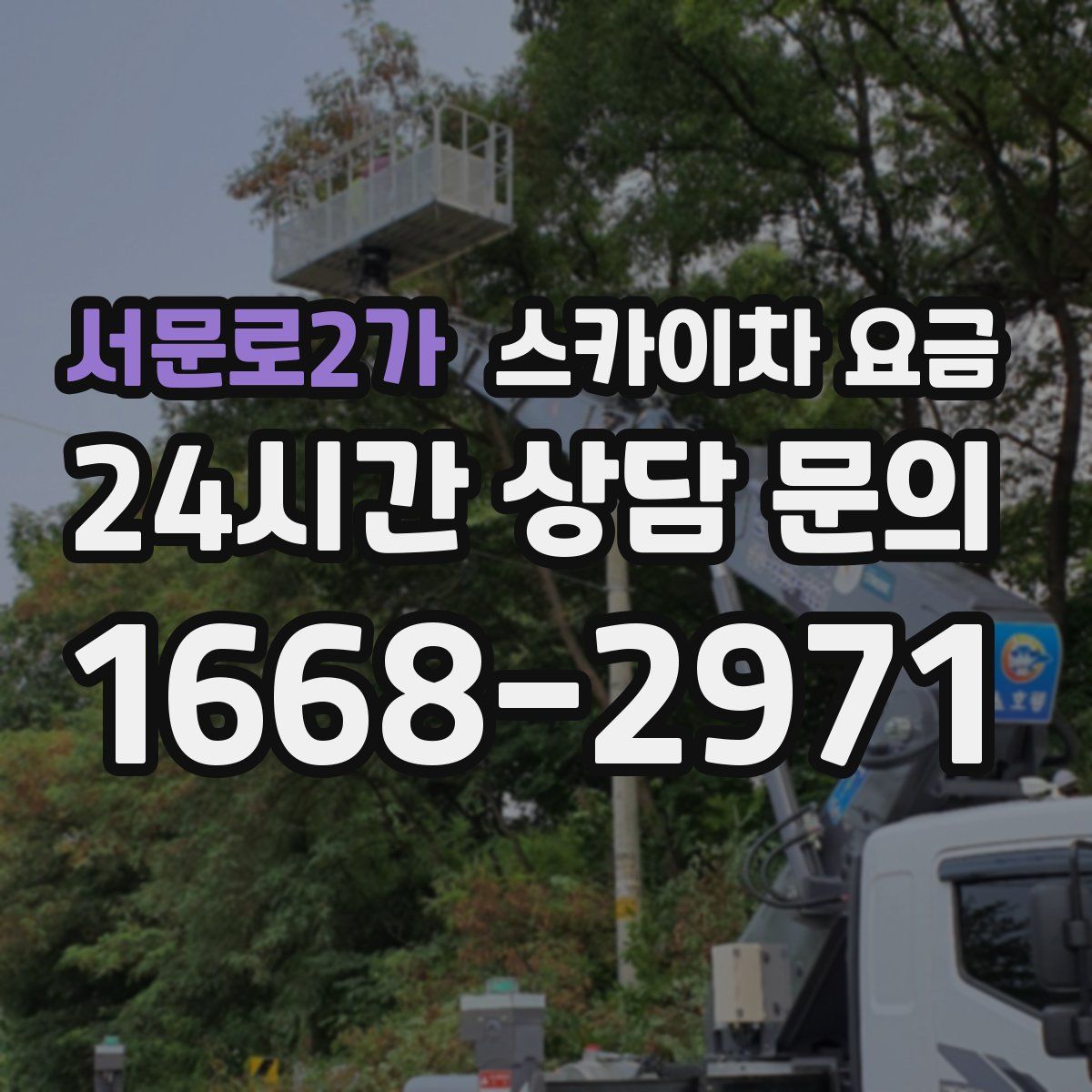 서문로2가 스카이차 요금