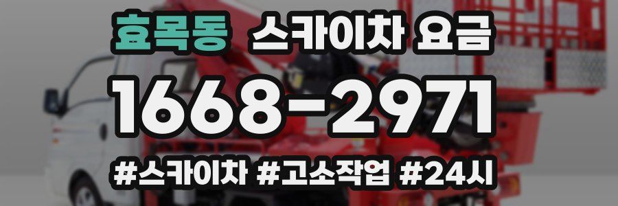 효목동 스카이차 요금