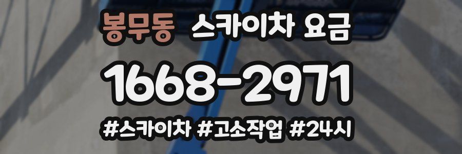 봉무동 스카이차 요금