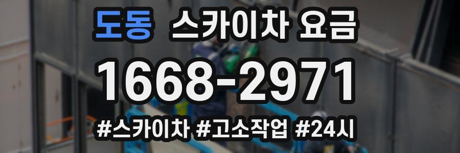 도동 스카이차 요금