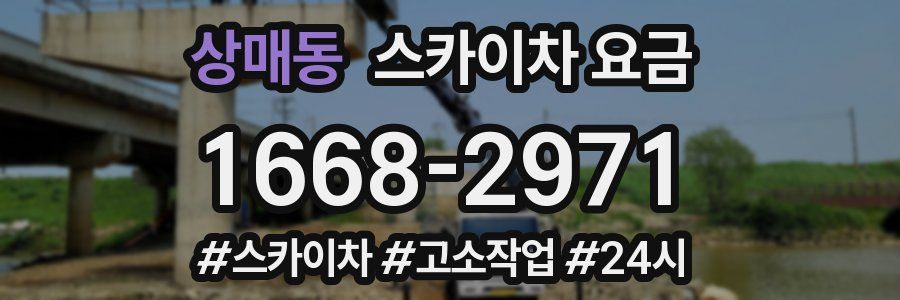 상매동 스카이차 요금