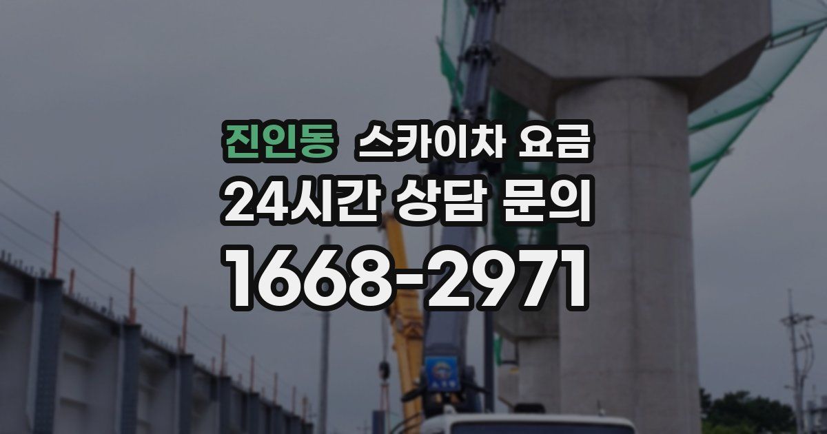진인동 스카이차 요금