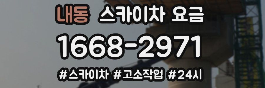 내동 스카이차 요금