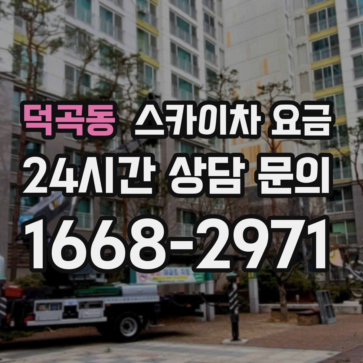 덕곡동 스카이차 요금