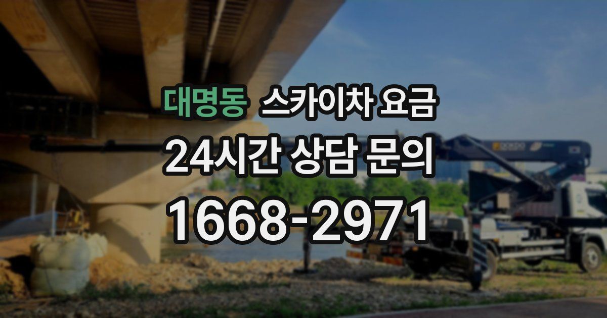 대명동 스카이차 요금