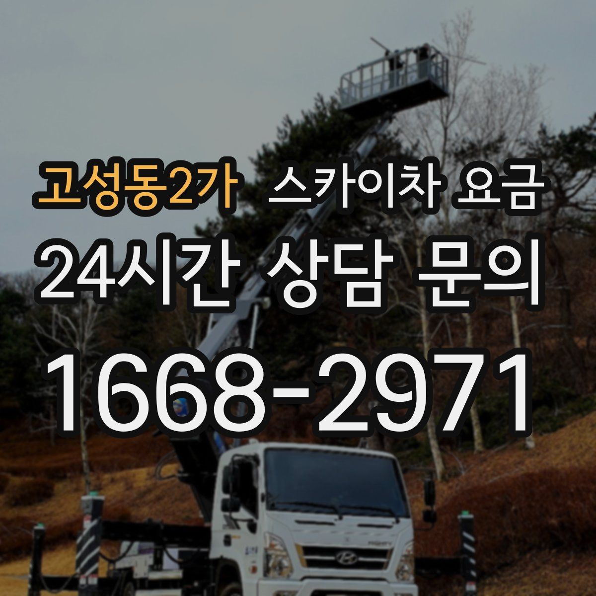 고성동2가 스카이차 요금