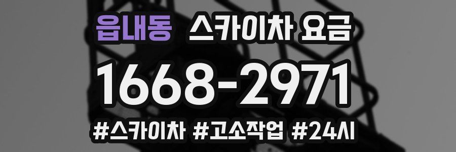 읍내동 스카이차 요금