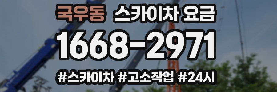 국우동 스카이차 요금