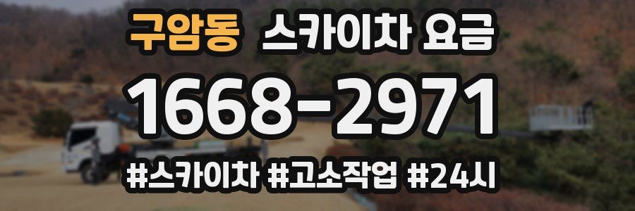 구암동 스카이차 요금