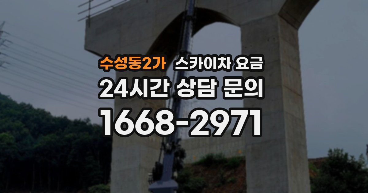 수성동2가 스카이차 요금