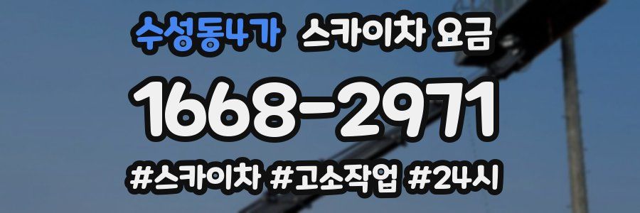 수성동4가 스카이차 요금