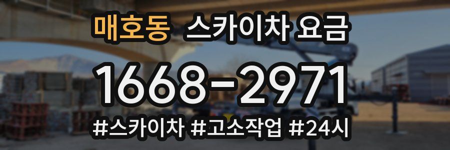 매호동 스카이차 요금