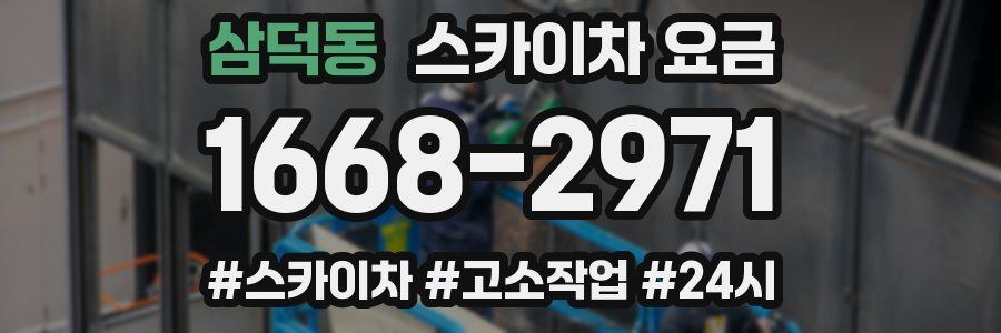 삼덕동 스카이차 요금