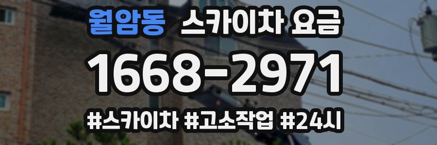 월암동 스카이차 요금