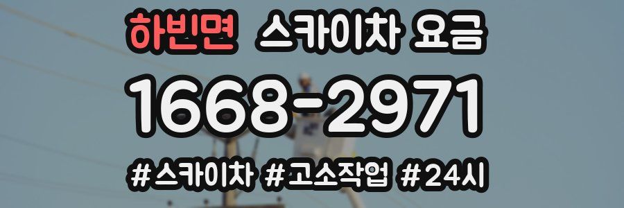 하빈면 스카이차 요금