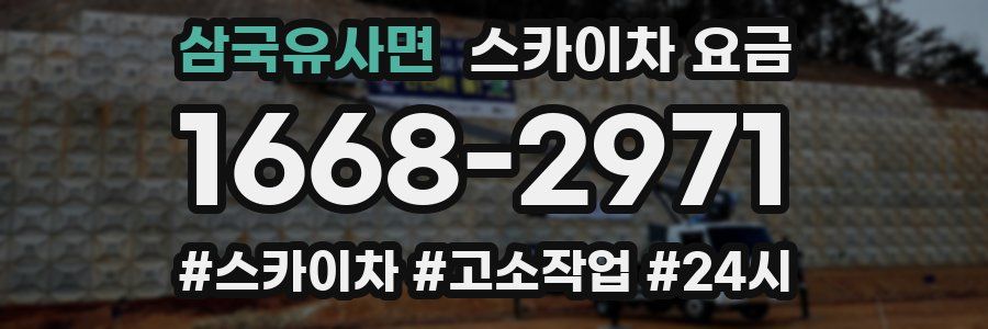 삼국유사면 스카이차 요금