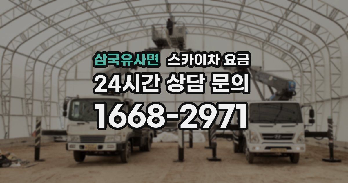 삼국유사면 스카이차 요금