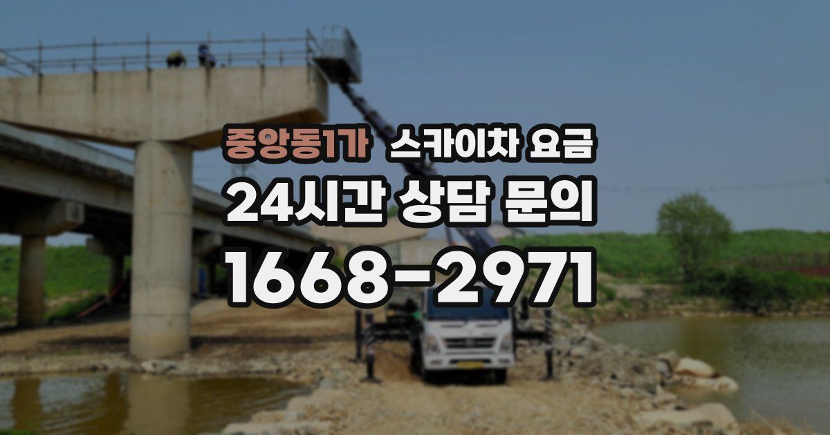 중앙동1가 스카이차 요금