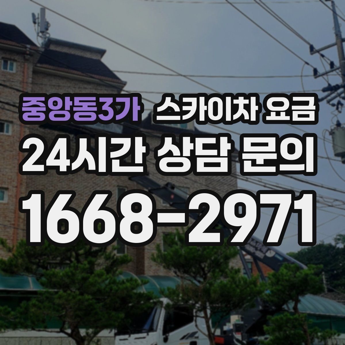 중앙동3가 스카이차 요금