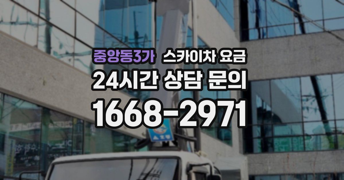 중앙동3가 스카이차 요금