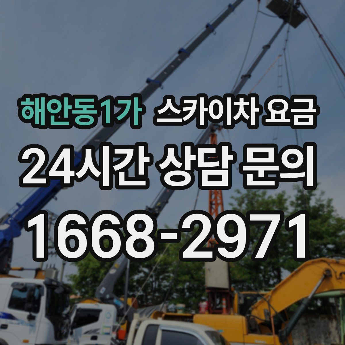 해안동1가 스카이차 요금