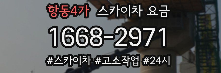항동4가 스카이차 요금