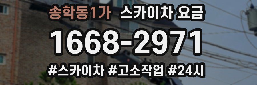 송학동1가 스카이차 요금