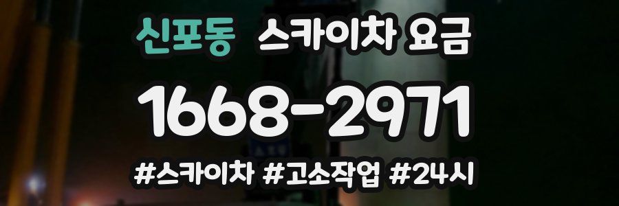 신포동 스카이차 요금