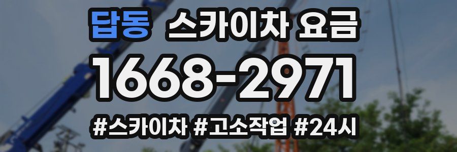 답동 스카이차 요금