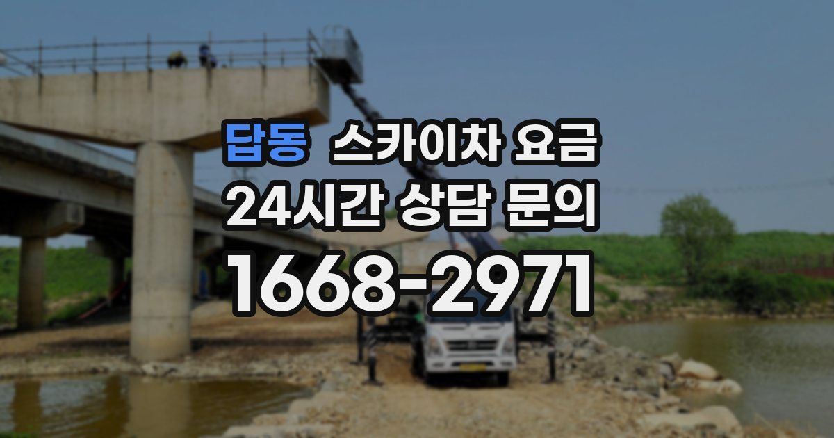 답동 스카이차 요금