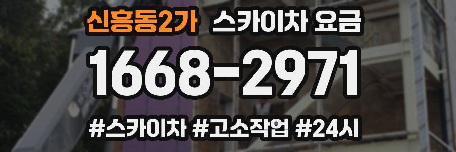 신흥동2가 스카이차 요금