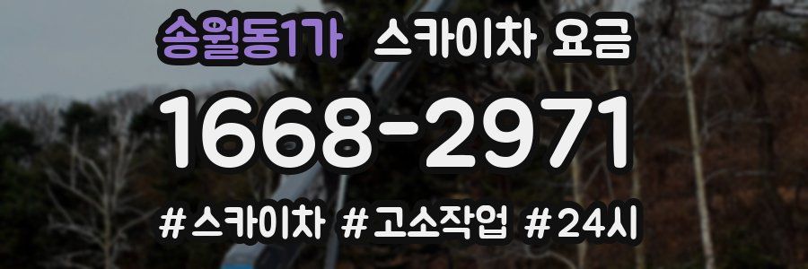 송월동1가 스카이차 요금