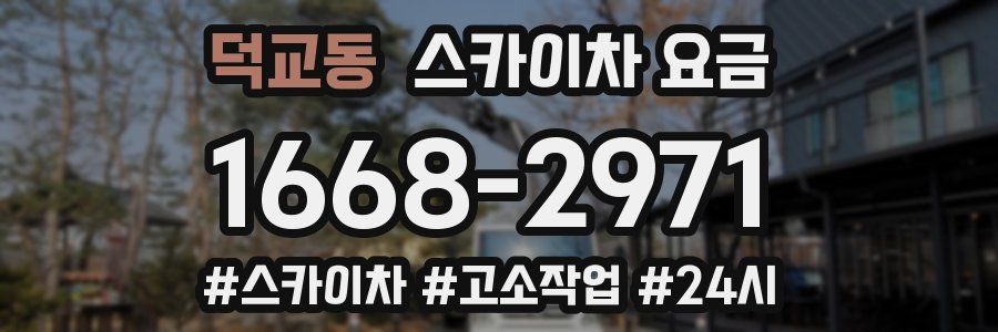덕교동 스카이차 요금